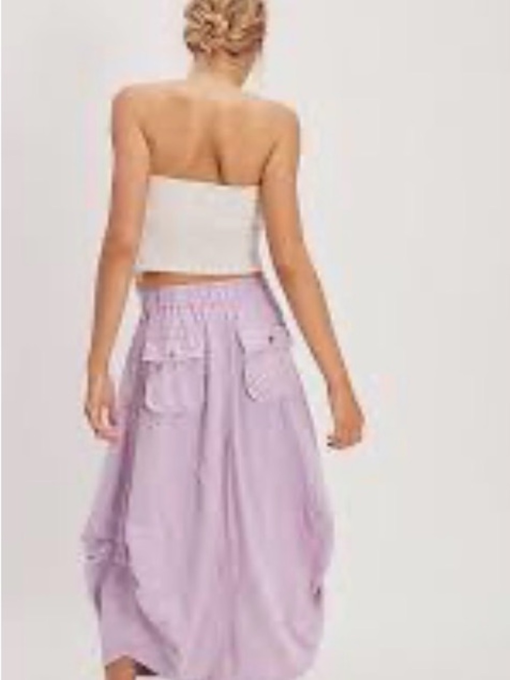 Free People Lilac Willow Poplin maxi skirt - Picture 2 of 8